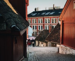 En eldre herregård med leiligheter i Oslo